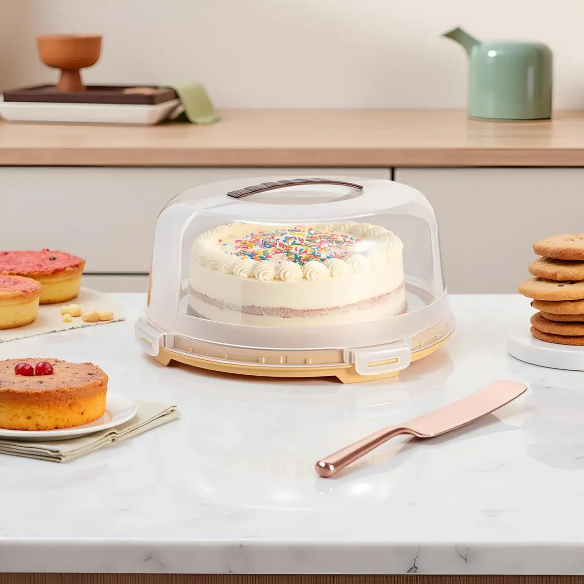 Cake Carrier with Dome Lid — image 1 of 6