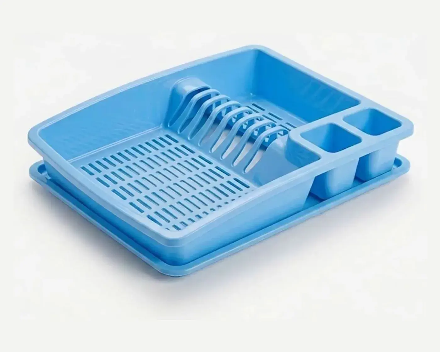 Plastic Dish Drainer with Drip Tray