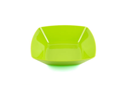 Plastic serving Square Bowls Set of 4 reusable 100% microwave & dishwasher safe