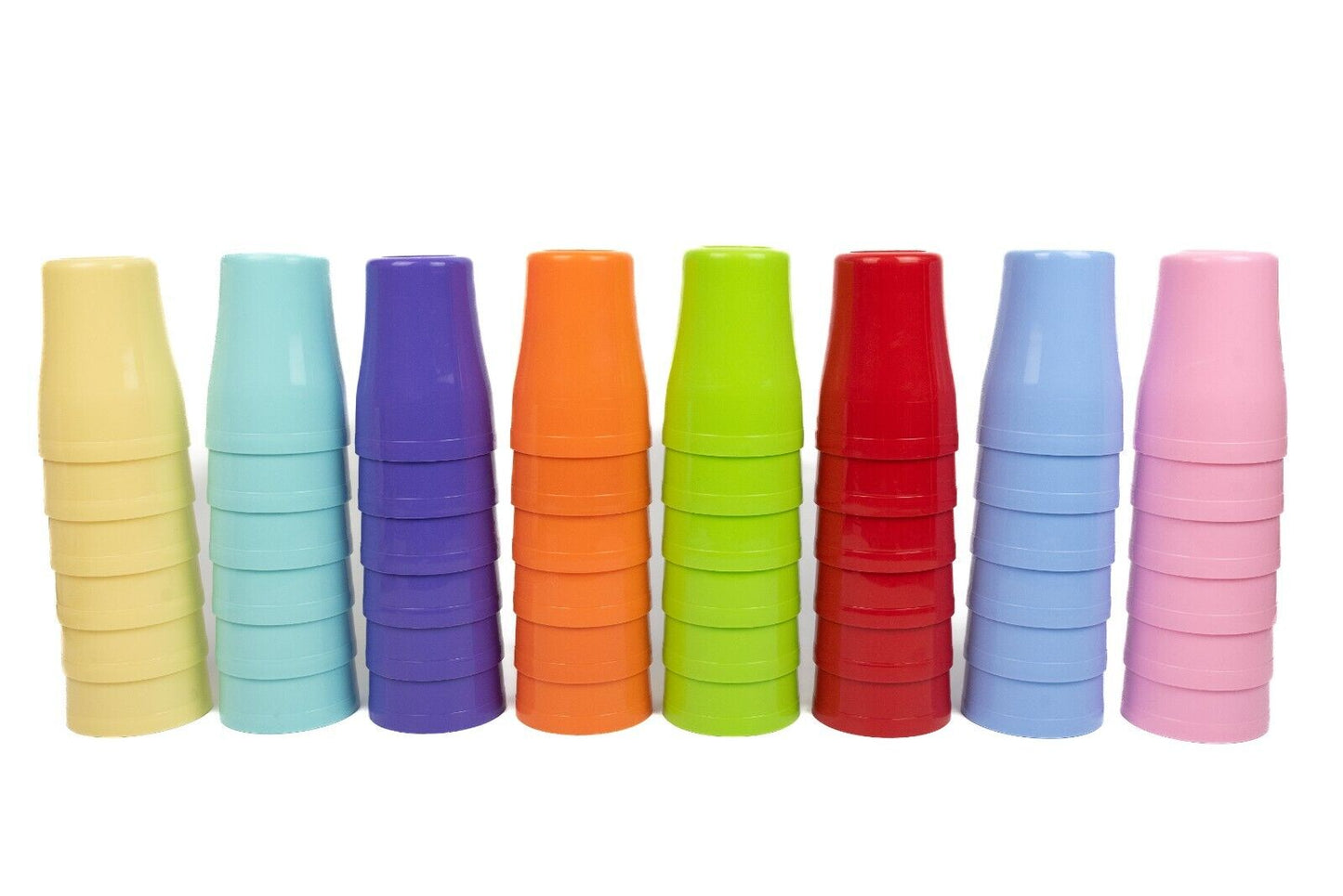 Buzztrove Reusable unbreakable plastic cups 300ml & 420ml party picnic tableware cups