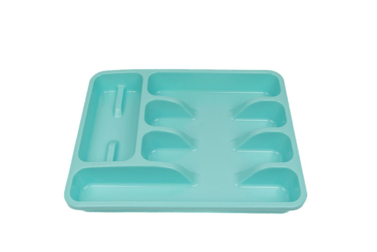 Plastic Kitchen Cutlery Tray Organiser Rack Holder Drawer Insert Tidy Storage