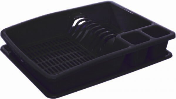 Buzztrove Plastic Dish drainer with drip tray utensil plate holder dish rack drainer - Image 13