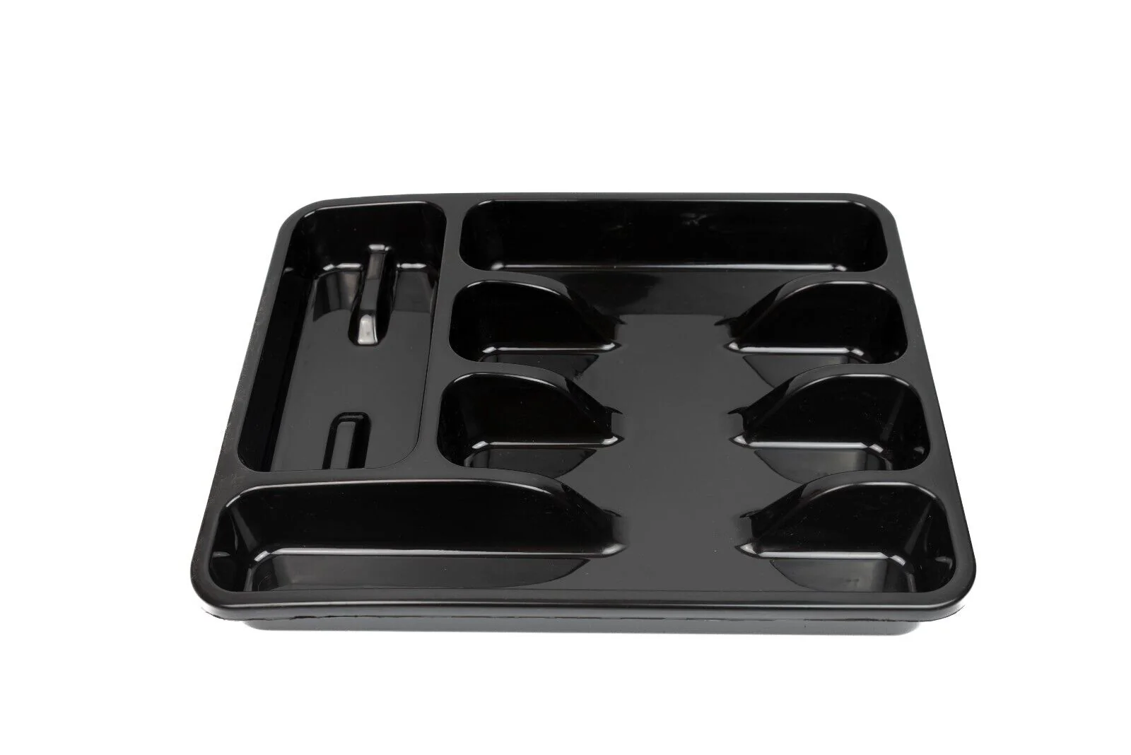 Plastic Kitchen Cutlery Tray Organiser Rack Holder Drawer Insert Tidy Storage - Image 7