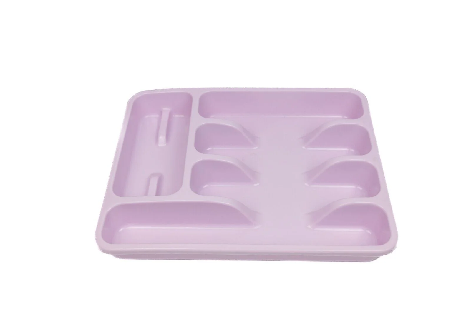 Plastic Kitchen Cutlery Tray Organiser Rack Holder Drawer Insert Tidy Storage - Image 6