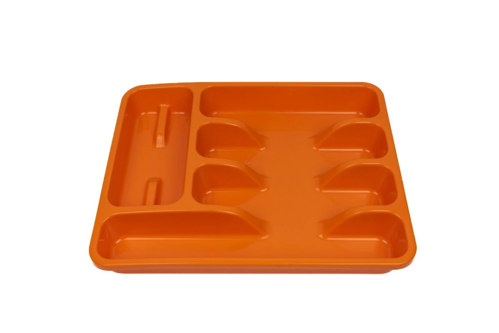 Plastic Kitchen Cutlery Tray Organiser Rack Holder Drawer Insert Tidy Storage - Image 4
