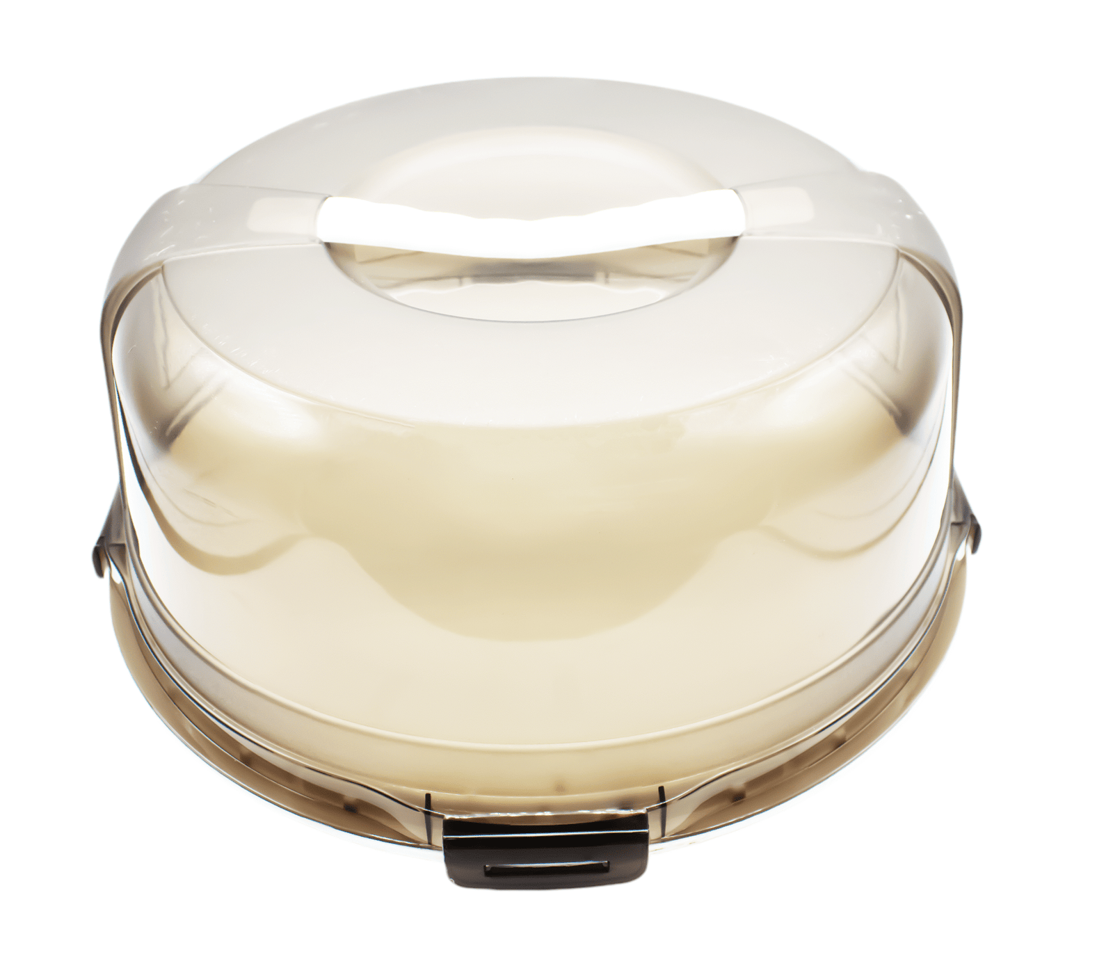 Cake Carrier with Base And Handle, Semi Transparent Dome & Secure Locking Lid, for Cakes, Pies & Pastries) - Image 6