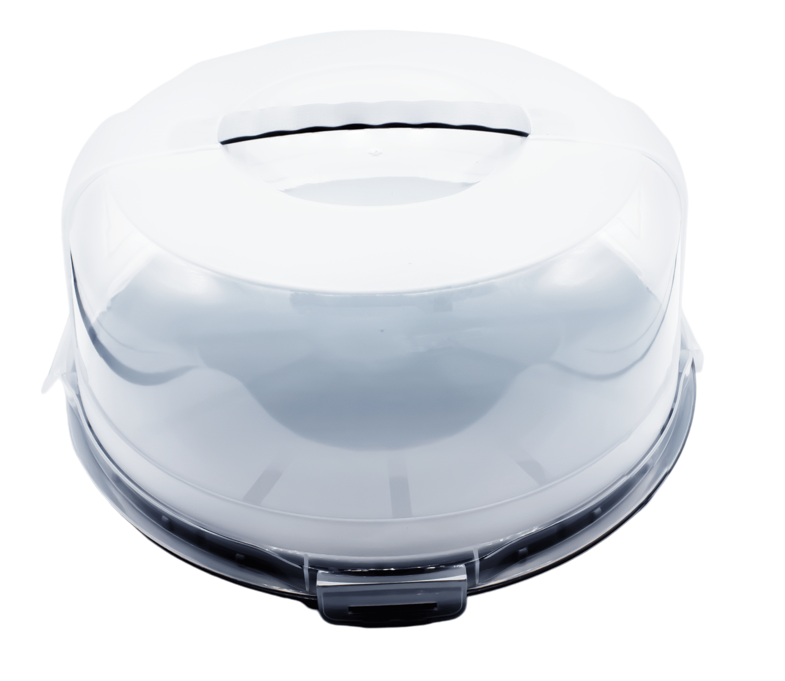 Cake Carrier with Base And Handle, Semi Transparent Dome & Secure Locking Lid, for Cakes, Pies & Pastries) - Image 4