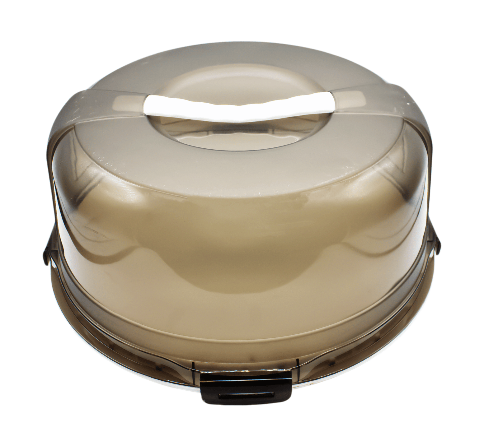 Cake Carrier with Base And Handle, Semi Transparent Dome & Secure Locking Lid, for Cakes, Pies & Pastries) - Image 7