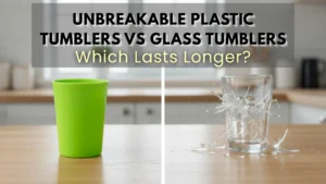 Read more about the article Unbreakable Plastic Tumblers vs Glass Tumblers Which Lasts Longer?